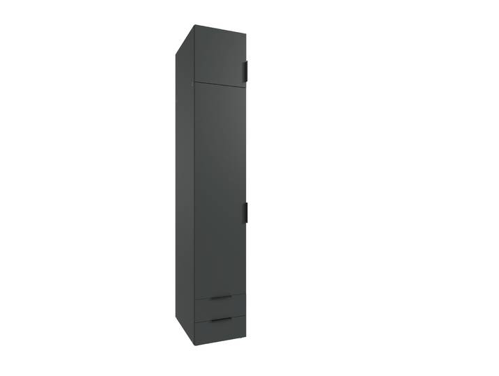 Kleiderschrank Modu graphit Holzwerkstoff B 40 cm
