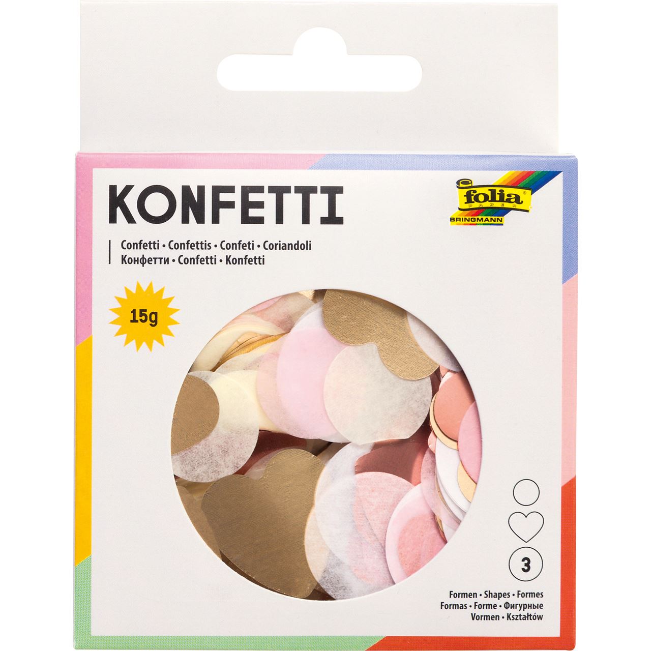 folia Konfetti Love bunt 15,0 g
