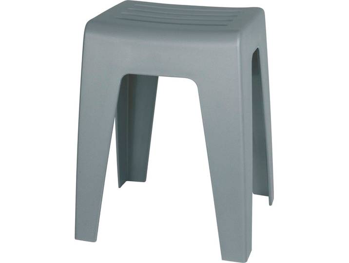 Hocker WENKO Kumba , grau, B:38cm H:47cm T:32cm, Hocker, Hocker