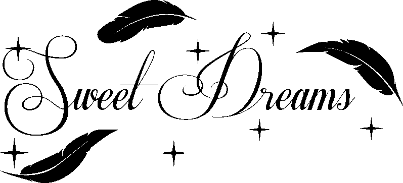 Ambiance-sticker Sticker citation Sweet dreams