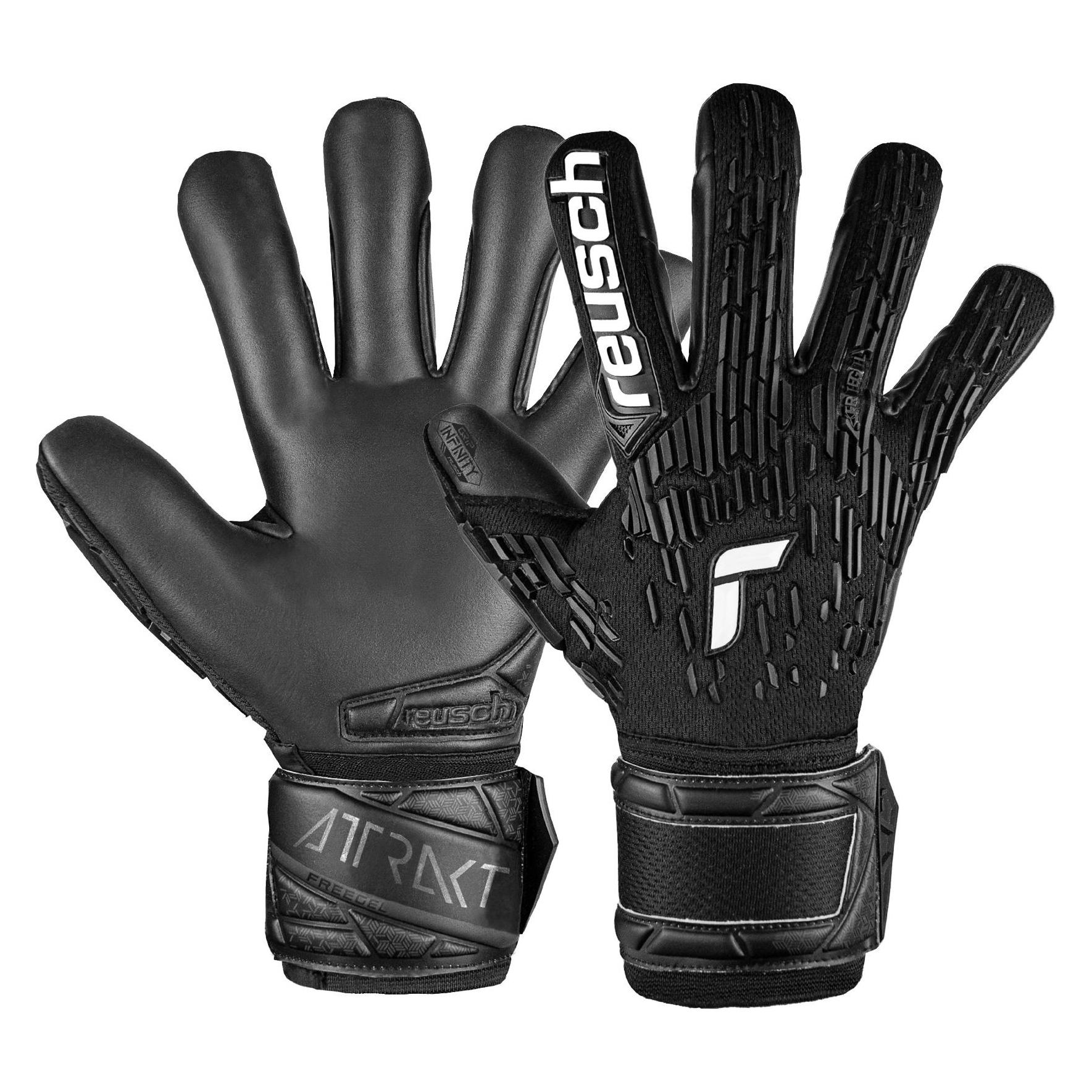 Reusch Attrakt Freegel Infinity Finger Support Handschuhe (8, 8.5) (5470730-7700)