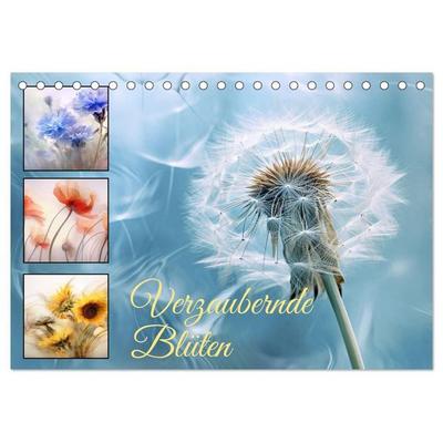 Verzaubernde Blüten (Tischkalender 2027 DIN A5 quer), CALVENDO Monatskalender