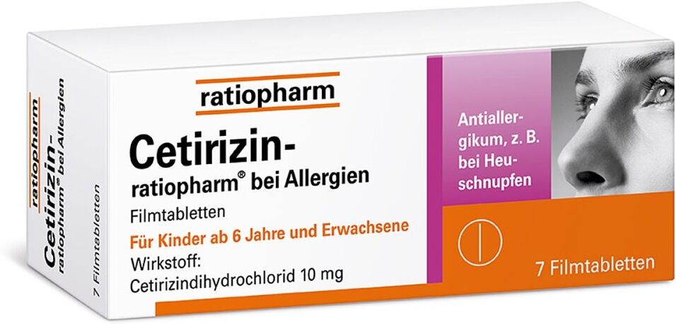 Cetirizin-ratiopharm® bei Allergien 10 mg Filmtabletten