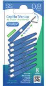 ORATEK Cepillo Interdental Retractil 0,8 Mm Blister 8 uds