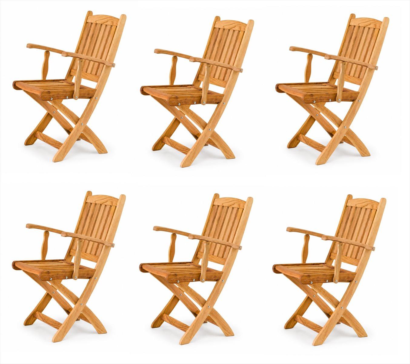 Holz Gartenstuhl Modern Natur Klappbar Komfortabel Praktisch Outdoor