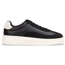HUGO für Damen. 50552700 Lyzz Leder Sneakers schwarz (40), Wohnung, Schnürsenkel, Lässig
