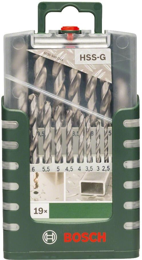 Metallbohrer BOSCH "HSSG", silber, Bohrer, Metallbohrer silber Einheitsgröße