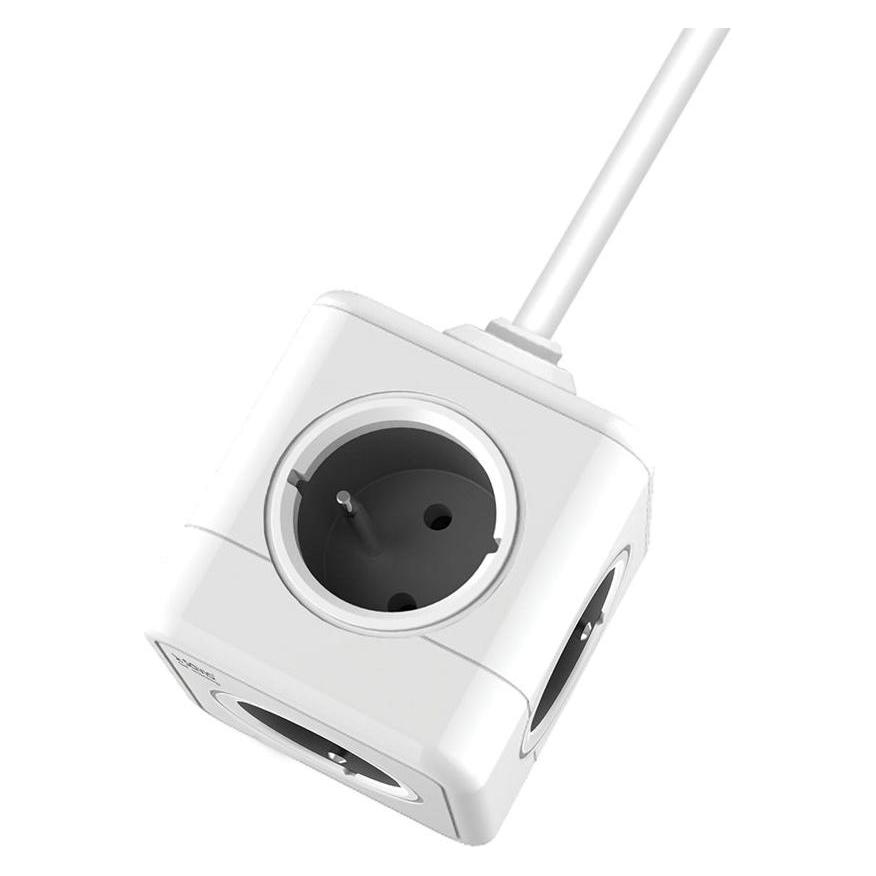 Savio Netzteil PC-03 5 Steckdosen 3 m weiss (PC-03) (3 m, CEE 7/5) (SAVIO PC-03)
