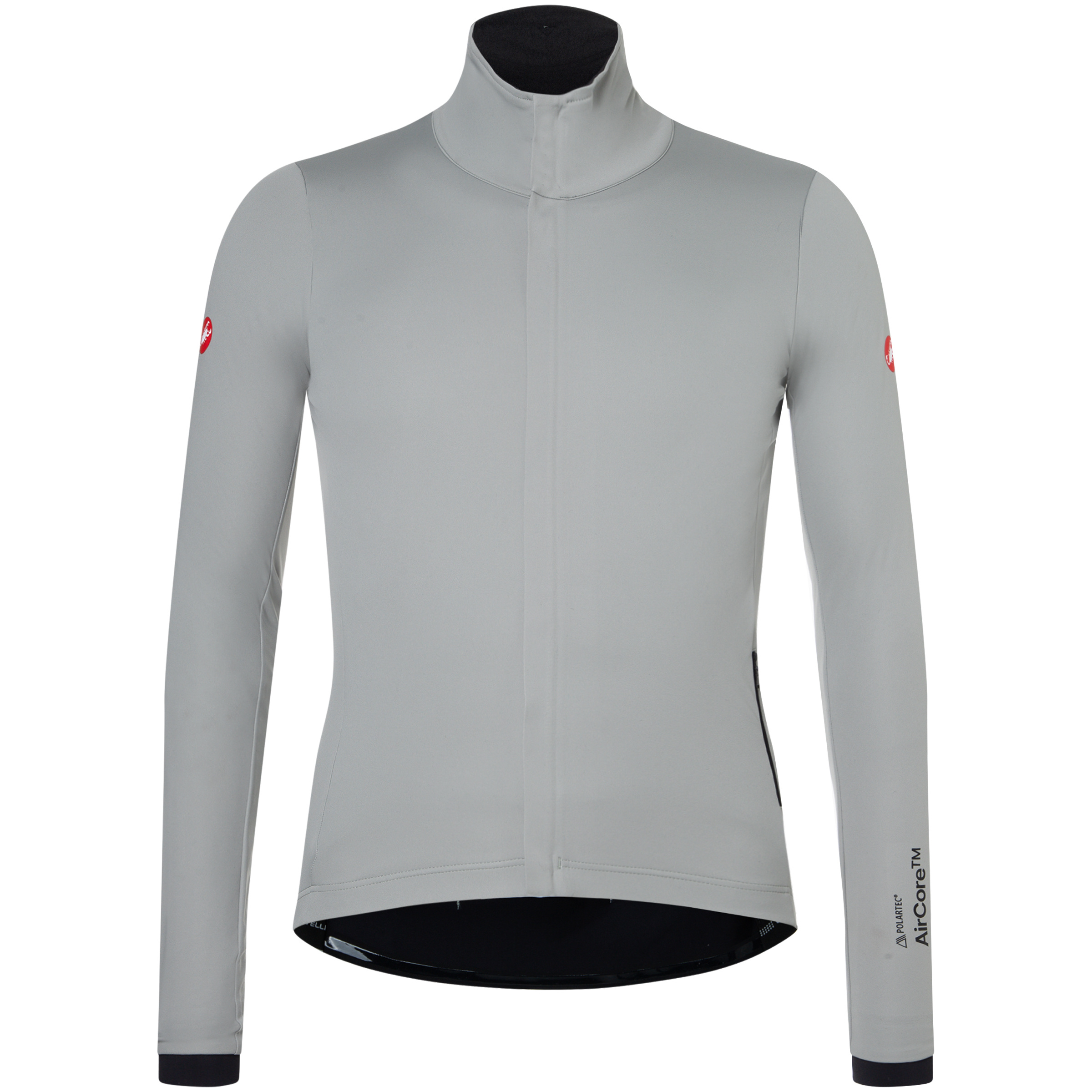 Castelli Alpha 150 Herren Kunstfaserjacke grau Größe S Rennrad | Gravel Wasserabweisend Wasserabweisend