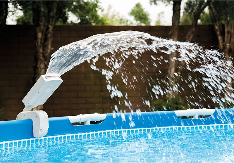 Cascade piscine Intex LED multicolore