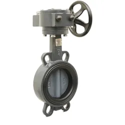 Danfoss VFH2-WG DN125 Hand-Absperrklappe Zwischenflansch Schneckenrad kvs=874