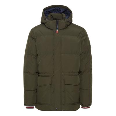 Parka FQ1924 "Parka FQIacob", Herren, Gr. M, grün (forest night), Obermaterial: 98% Polyester PES. 2% Elasthan EL., Jacken Parka