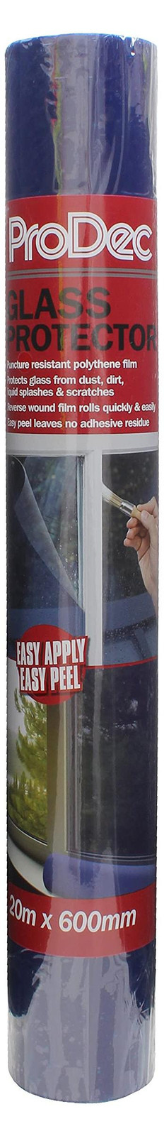 Universal Textiles ProDec beschermfolie voor glas, waterdicht, 20 meter x 600 mm