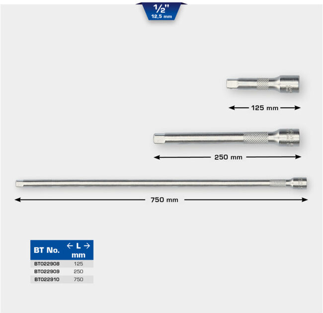 Brilliant Tools Rallonge 1/2