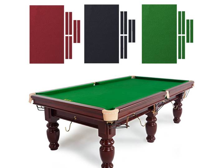 Nappe de billard 7/8/9 pieds, tapis de remplacement en feutre, accessoires professionnels pour nappe de billard