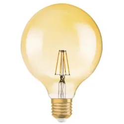 Osram goldene LED Globelampe Ø125mm Vintage 1906 2,8W (21W) E27 824 300° NODIM