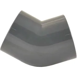 Lilie 40mm Winkel-Rohrverbinder 45 Grad mit Doppel-O-Ring Rohrstecksystem