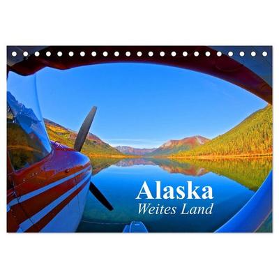 Alaska - Weites Land (Tischkalender 2027 DIN A5 quer), CALVENDO Monatskalender