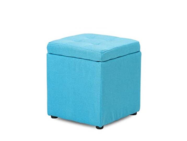 Home Storage Hocker Kreativer Aufbewahrungshocker für Flur, Zimmer,(Blau)