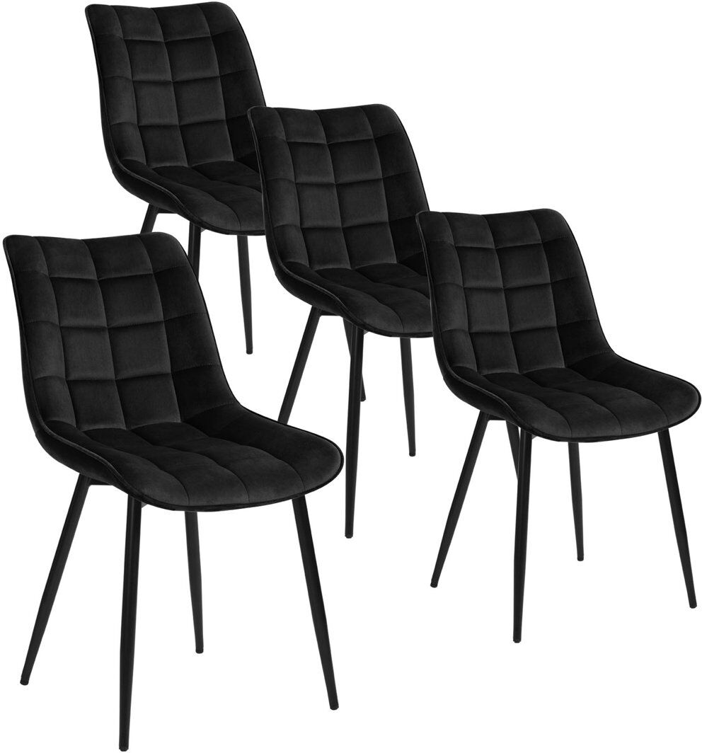 Corrigan Studio Vassar Dining Chair Black 85.5cm H X 46cm W X 40.5cm D
