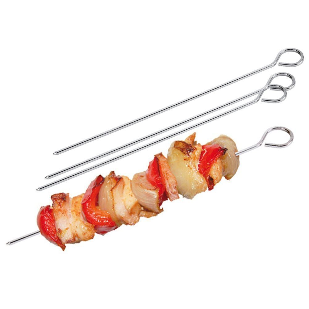 BBQ Collection BBQ Shashlikspiesen, 4 stuks, RVS, 24 cm