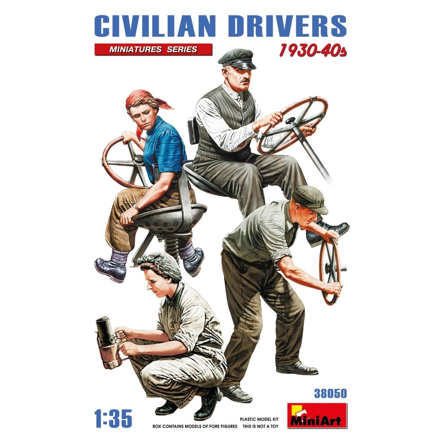 Mini art Civilian Drivers 1930-40s (38050)