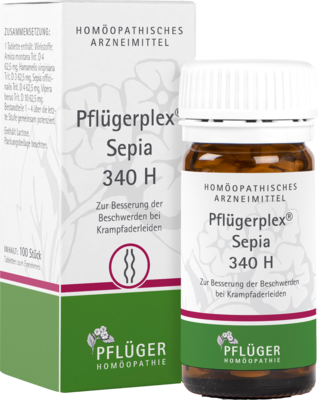 Homöopathisches Laboratorium Alexander Pflüger GmbH & Co. KG PFLÜGERPLEX Sepia 340 H Tabletten 100 St 01077163