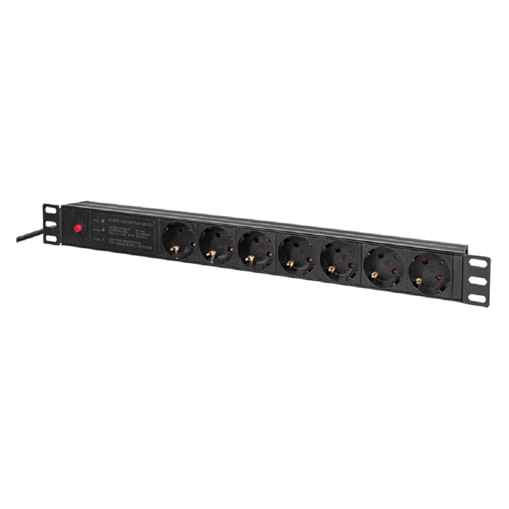 LogiLink Steckdosenleiste (7x, CEE 7/3, 2 m) (PDU7C02)
