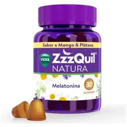 Vicks Zzzquil Natura Melatonin Mango & Bananen-Geschmack 30 Einheiten
