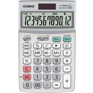 CASIO JF-120ECO Tischrechner silber