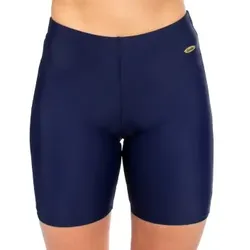 Damella Meg Basic Long Bikini Boxer Marine 38 Damen