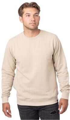 econscious EC5305 Reclaimist Crewneck Sweatshirt in Pumice size Large   Cotton