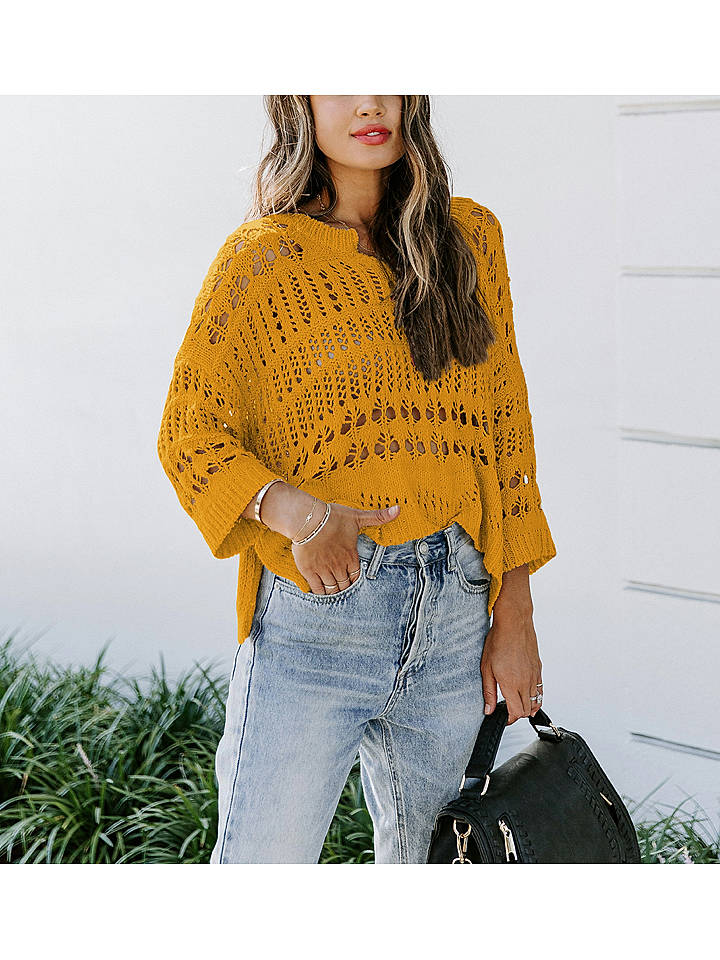 Milan Kiss Pullover in Gelb - L