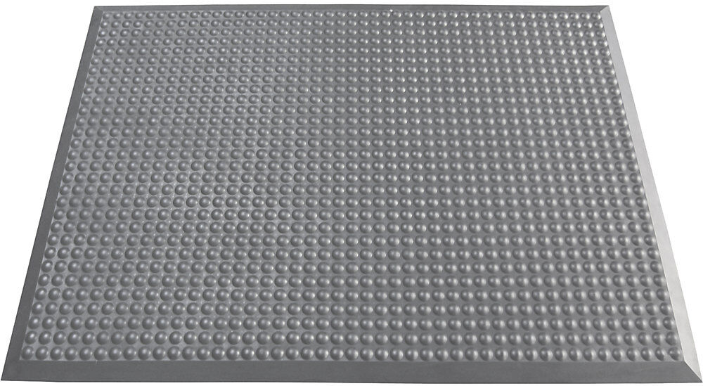 Anti-Ermüdungsmatte Yoga Ergo Fire, Rundnoppen, LxB 950 x 650 mm, grau Miltex