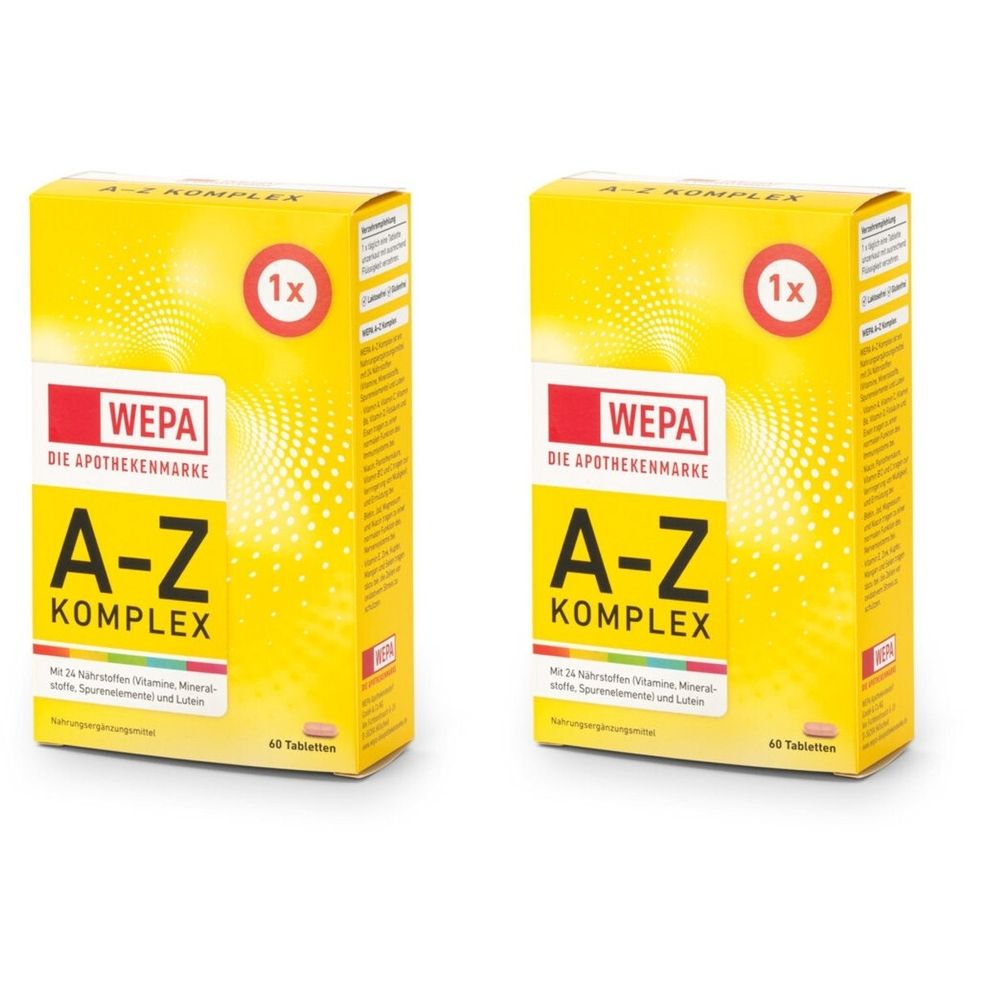 Wepa A-Z Komplex Tabletten 2x 2x60 St