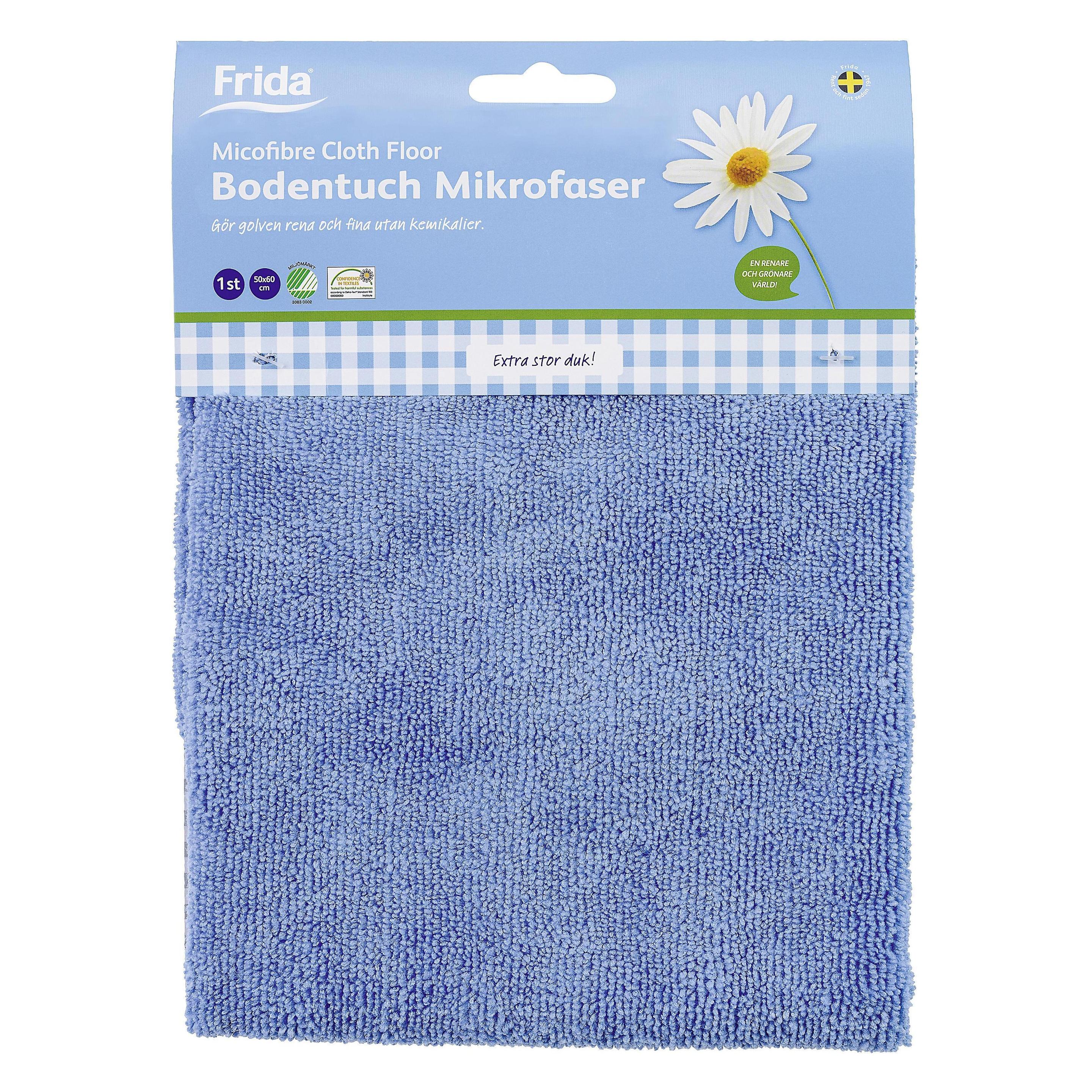 Frida Bodentuch Mikrofaser blau 50 x 60 cm (1 Stk.) (FRIDA) Mindestbestellmenge: 12 Stück