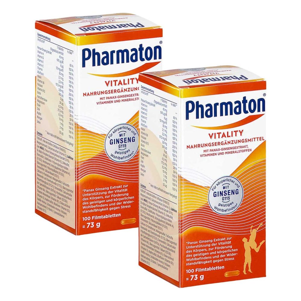 A. Nattermann & Cie GmbH Pharmaton Vitality Filmtabletten Doppelpack 08101003