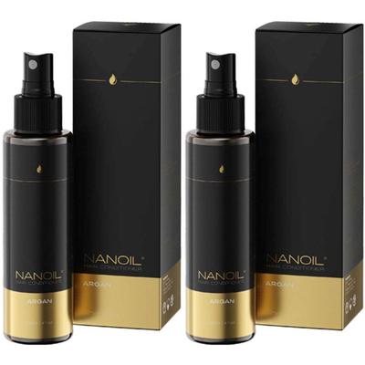 Nanoil Argan Hair Conditioner x2 2x125 ml Sprühflasche