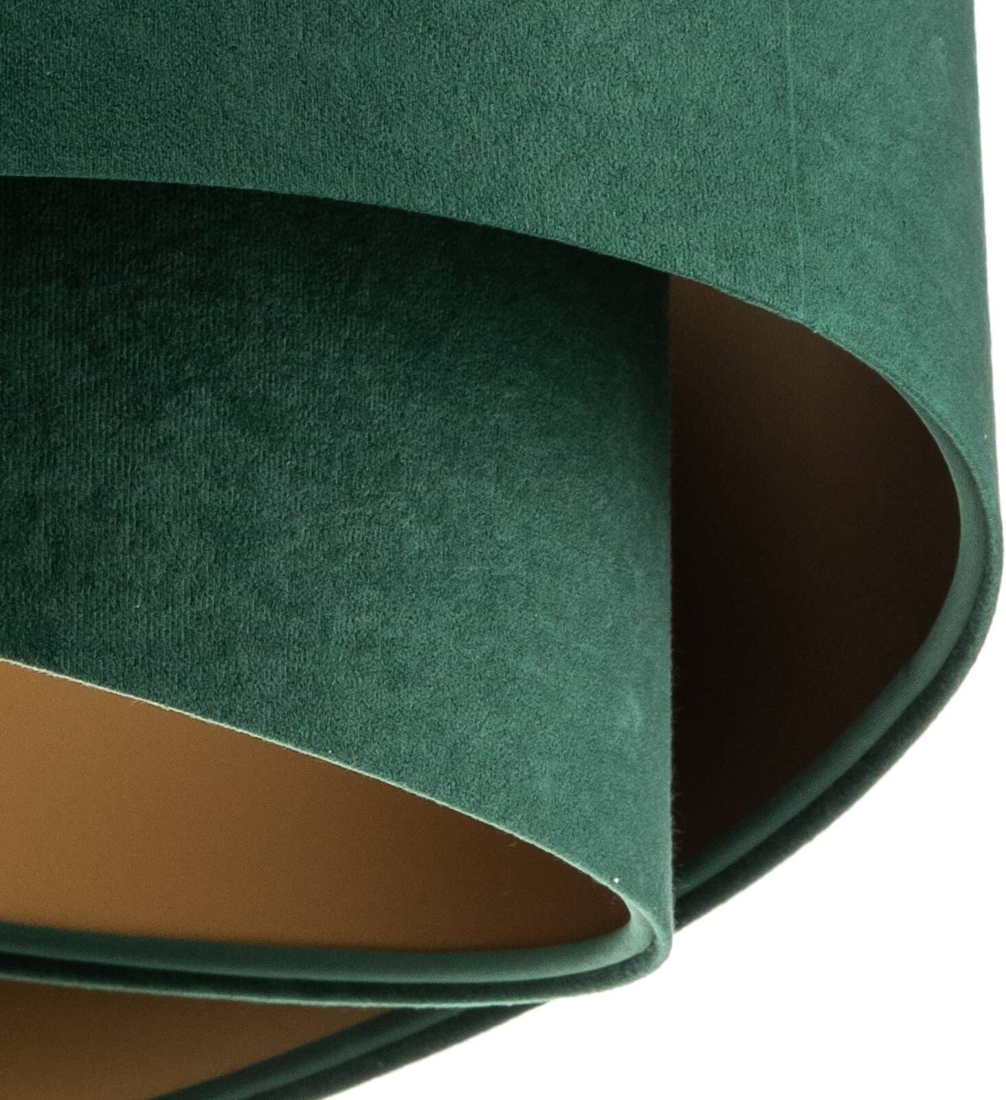 Hängelampe Vivien Maco Design, dimmbar, grün, für Wohn- / Esszimmer, Textil / Stoff / Seide, Modern, Pendelleuchte