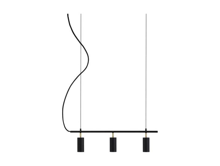 Globen Lighting Plafonnier Hubble 3 Long Noir