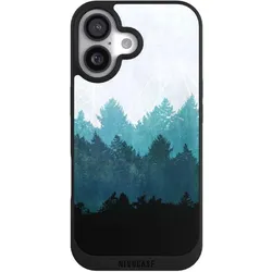 Nivocase Handyhülle für Apple iPhone 17 Hülle NIVOpure Case Schwarz Abstrakt Baum Wald (Apple iPhone 17), Smartphone Hülle, Schwarz