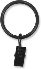 Lumi Home Furnishings "Lumi 1-1/4 in. Clip Rings For 3/4 in. Curtain Rods(7-Pack) - 1.25"""