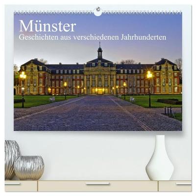 Münster - Geschichten aus verschiedenen Jahrhunderten (hochwertiger Premium Wandkalender 2027 DIN A2 quer), Kunstdruck in Hochglanz