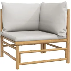 vidaXL, Gartenlounge, Jaranus (Eckteil + 2x Mittelteil + 2x Fussstütze + Tisch)