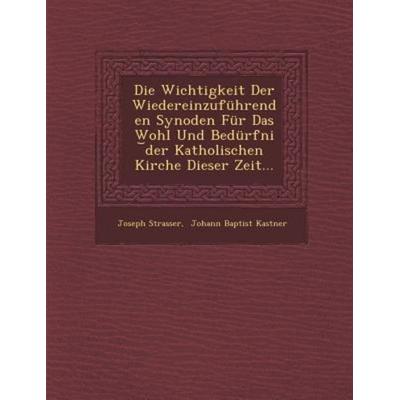 Die Wichtigkeit Der Wiedereinzufuhrenden Synoden Fur Das Wohl Und Bedurfni Der Katholischen Kirche Dieser Zeit..., von Joseph Strasser, Saraswati