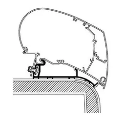 Thule Hymer 2013 Nova Roof Adapter 5,5m