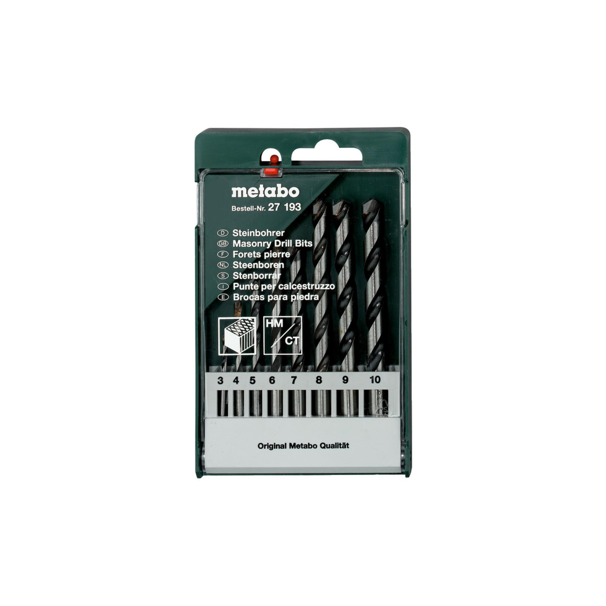 Metabo Steinbohrer-Kassette, 8-teilig (627193000)