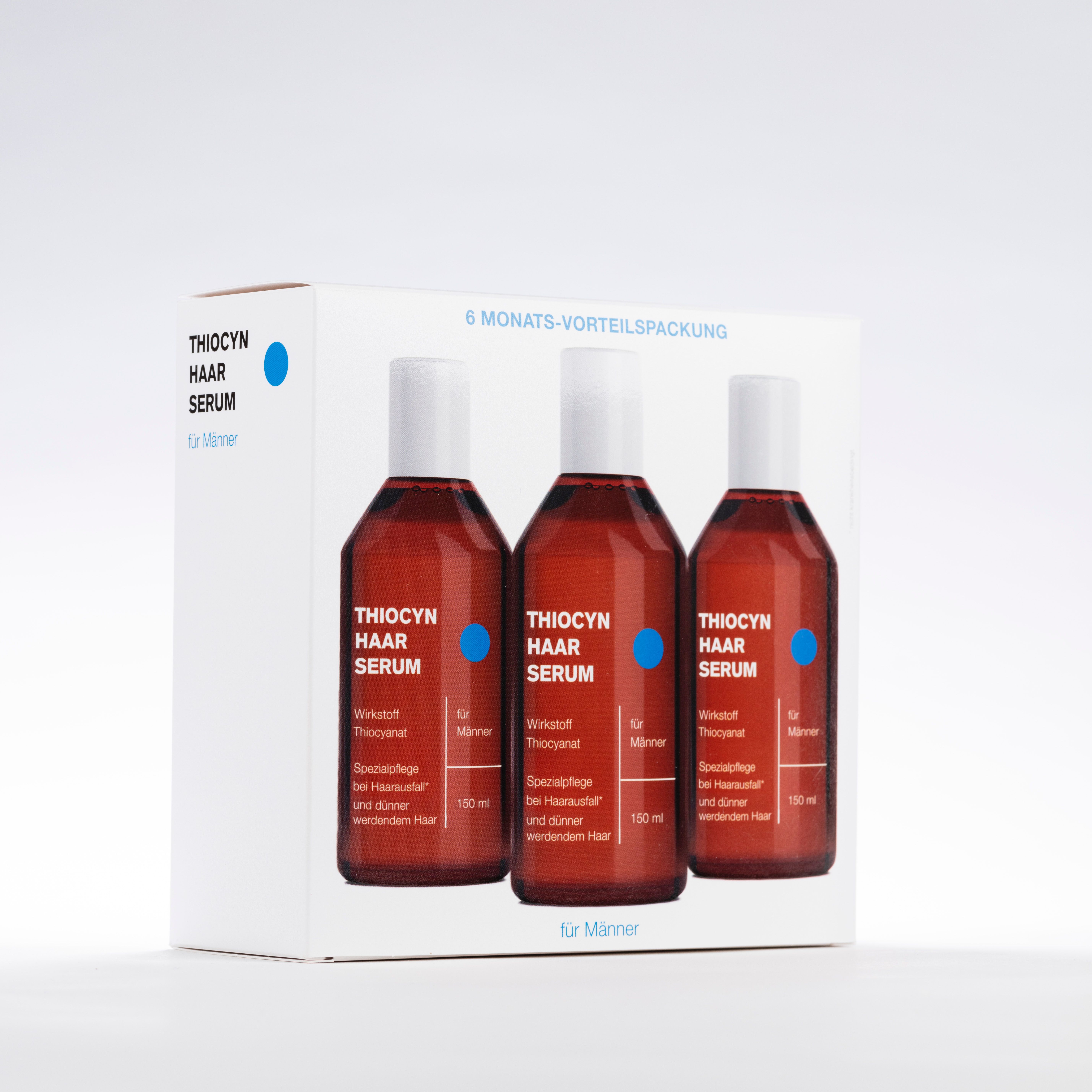 Thiocyn Haarserum Männer 6 Monats-Vorteilspackung 3x150 ml Flaschen