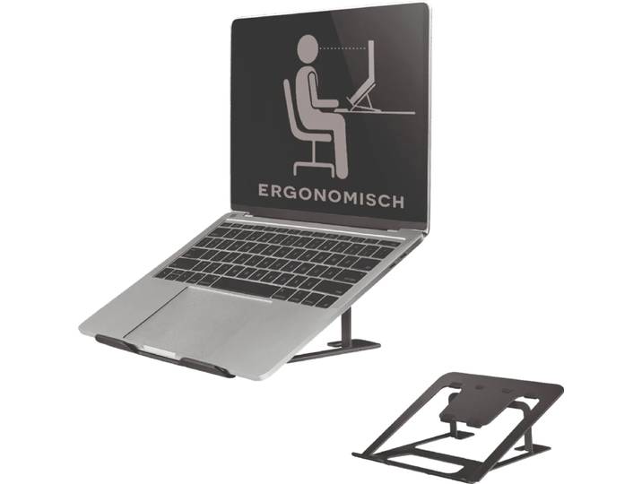 Neomounts NSLS085BLACK Opvouwbare Laptopstandaard Zwart