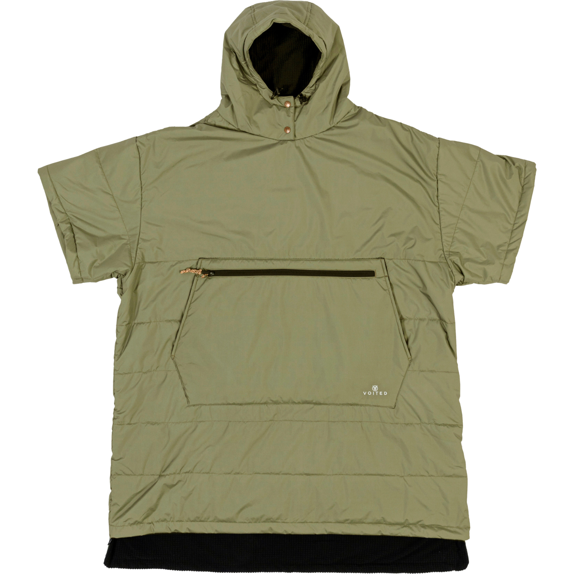 Voited Changewear Poncho Kunstfaserjacke oliv Größe S Lifestyle Atmungsaktiv
